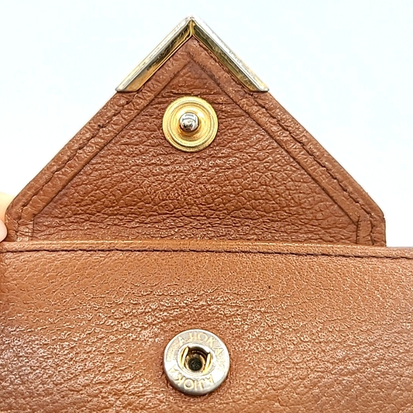 Yves Saint Laurent brown leather kisslock wallet - Picture 9 of 14